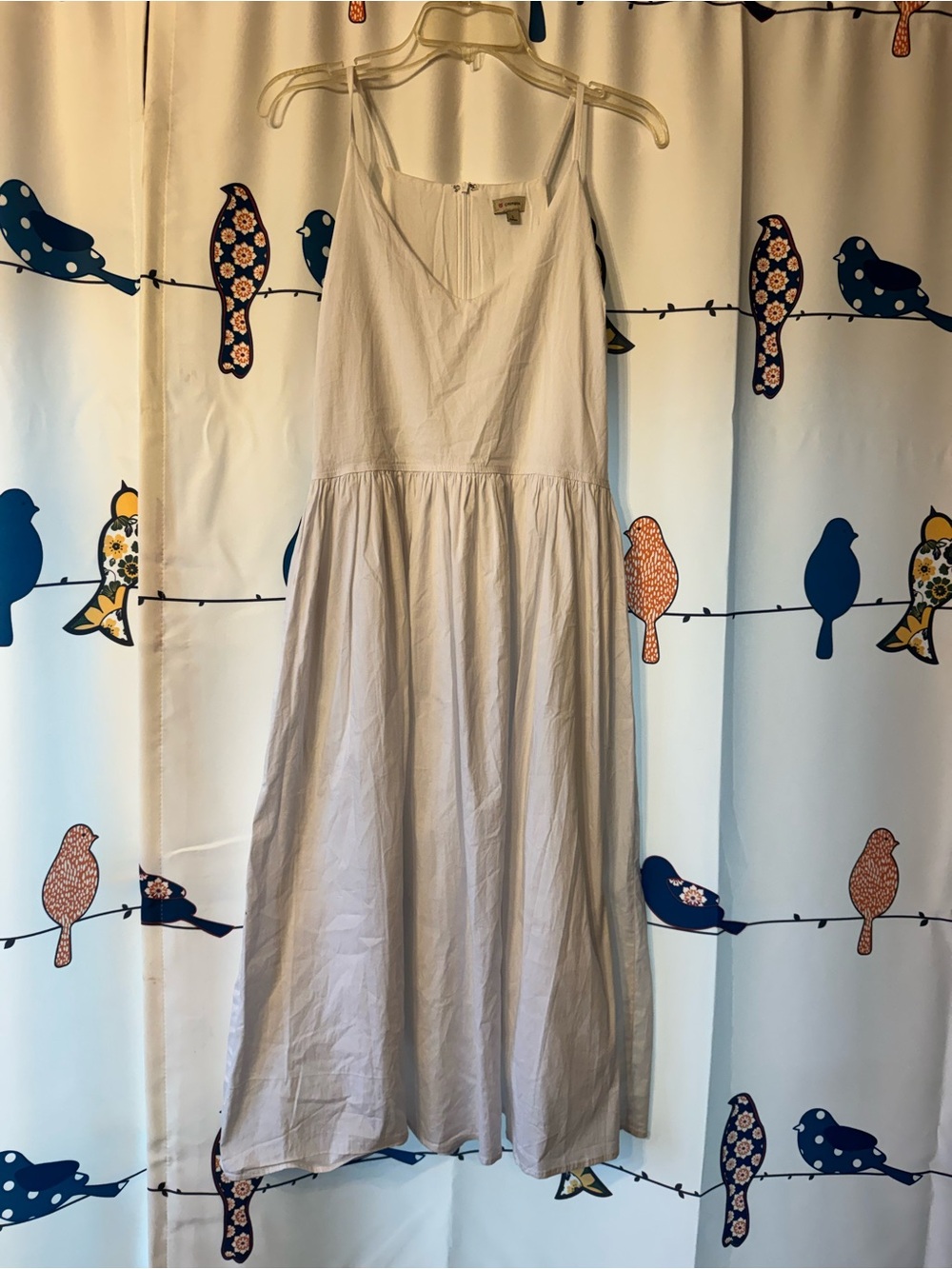 Daniel Cremieux White Sleeveless V-Neck Maxi Dress